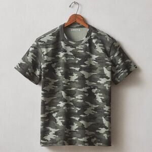 American Giant Everest Ultra Heavyweight Cotton Tee Shirt Medium Camo